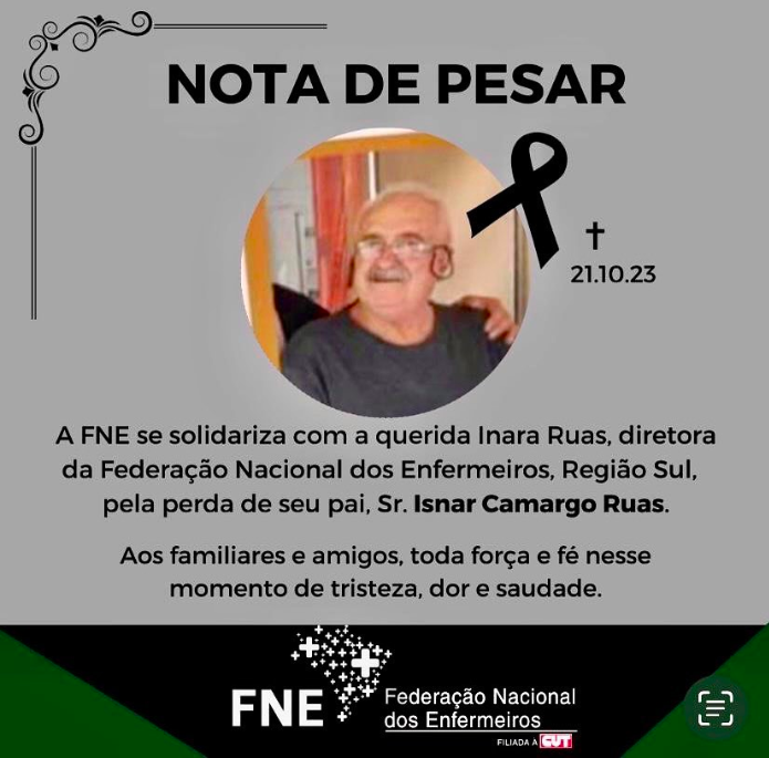Nota de pesar!