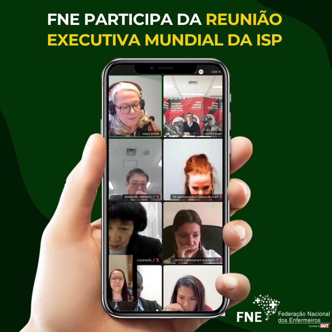 FNE participa de reunião executiva mundial da ISP