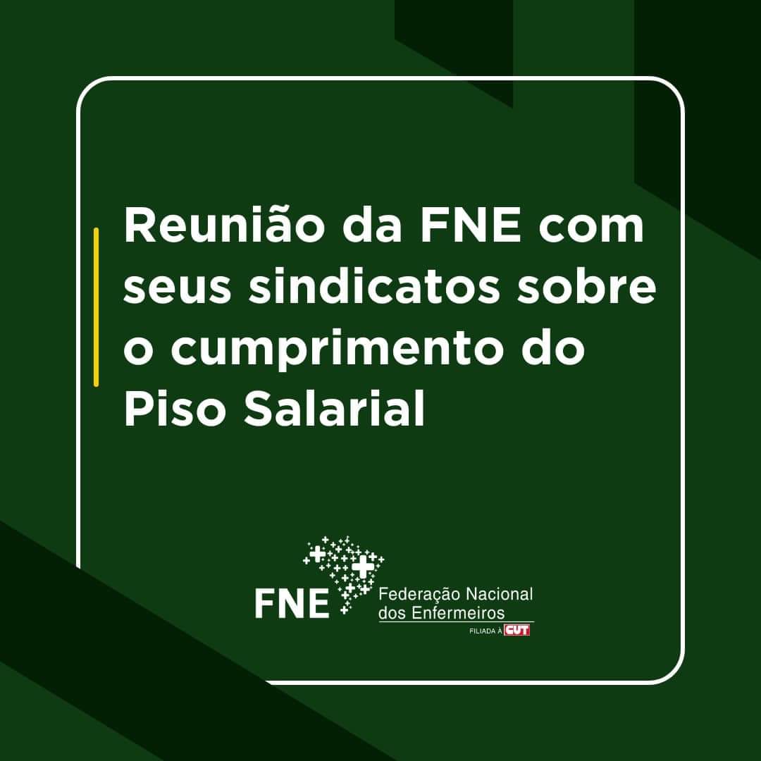 Reunião da FNE com seus sindicatos sobre o cumprimento do Piso Salarial