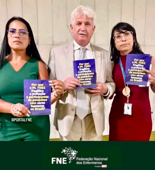 FNE e CNS na luta contra o PL 7.082