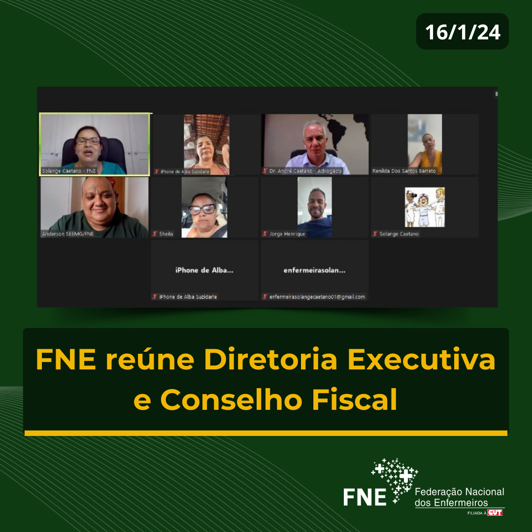 Reunião da direção da FNE e Conselho Fiscal