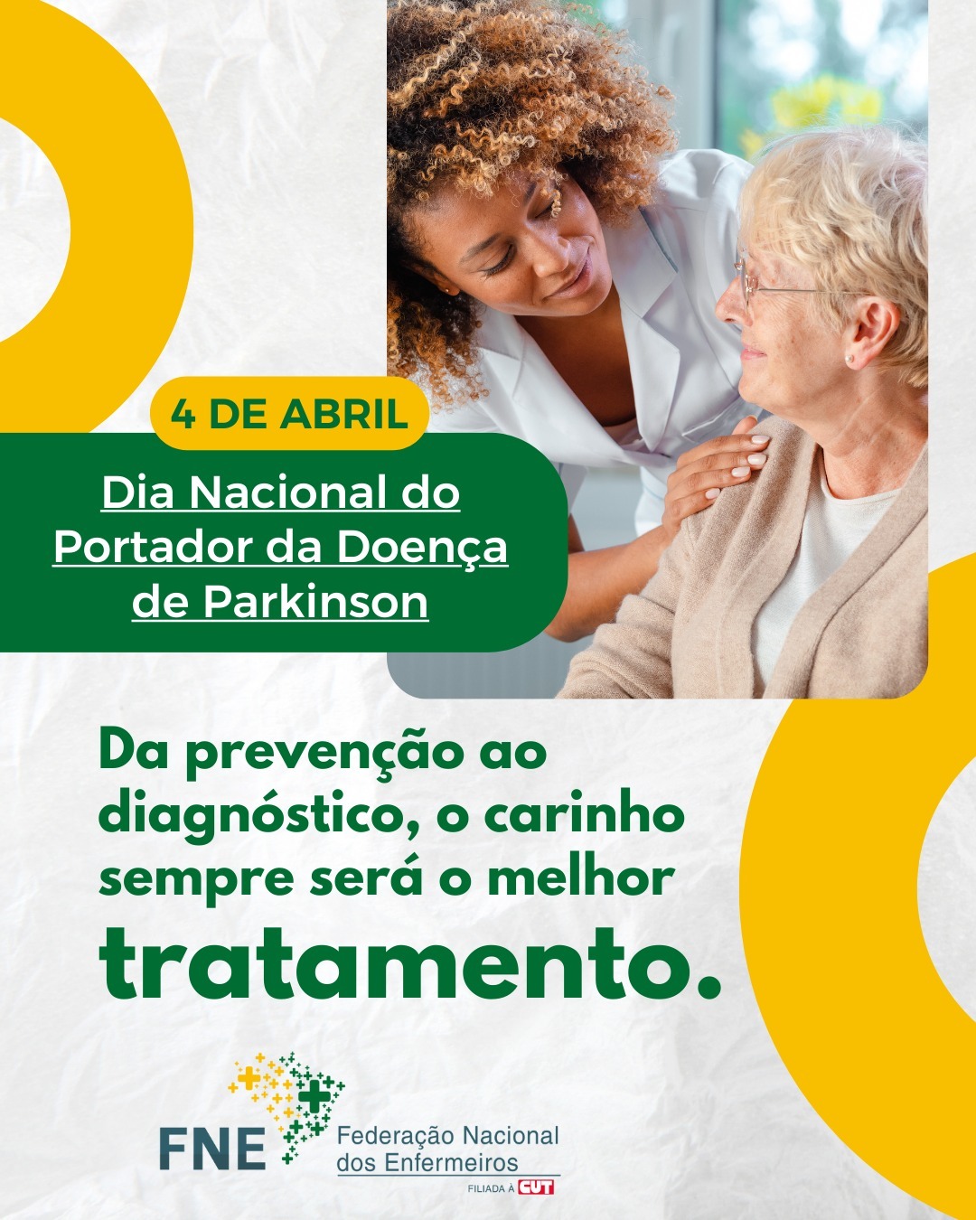 4 de abril - Dia Nacional do portador da Doença de Parkinson