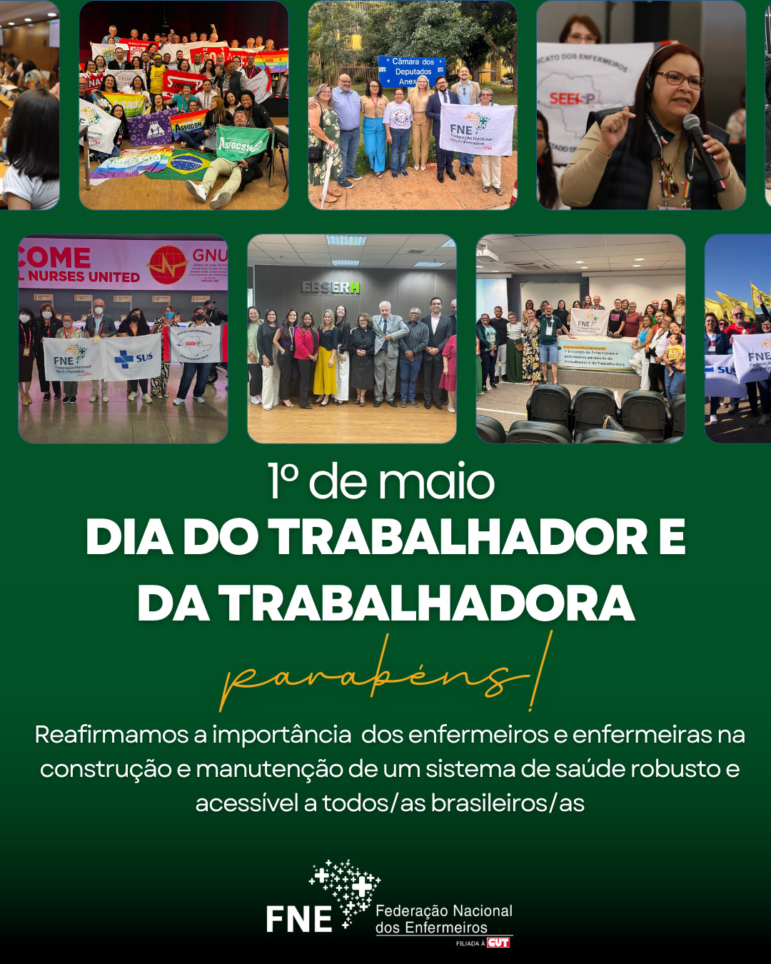 1º de maio - Dia do trabalhador e da trabalhadora