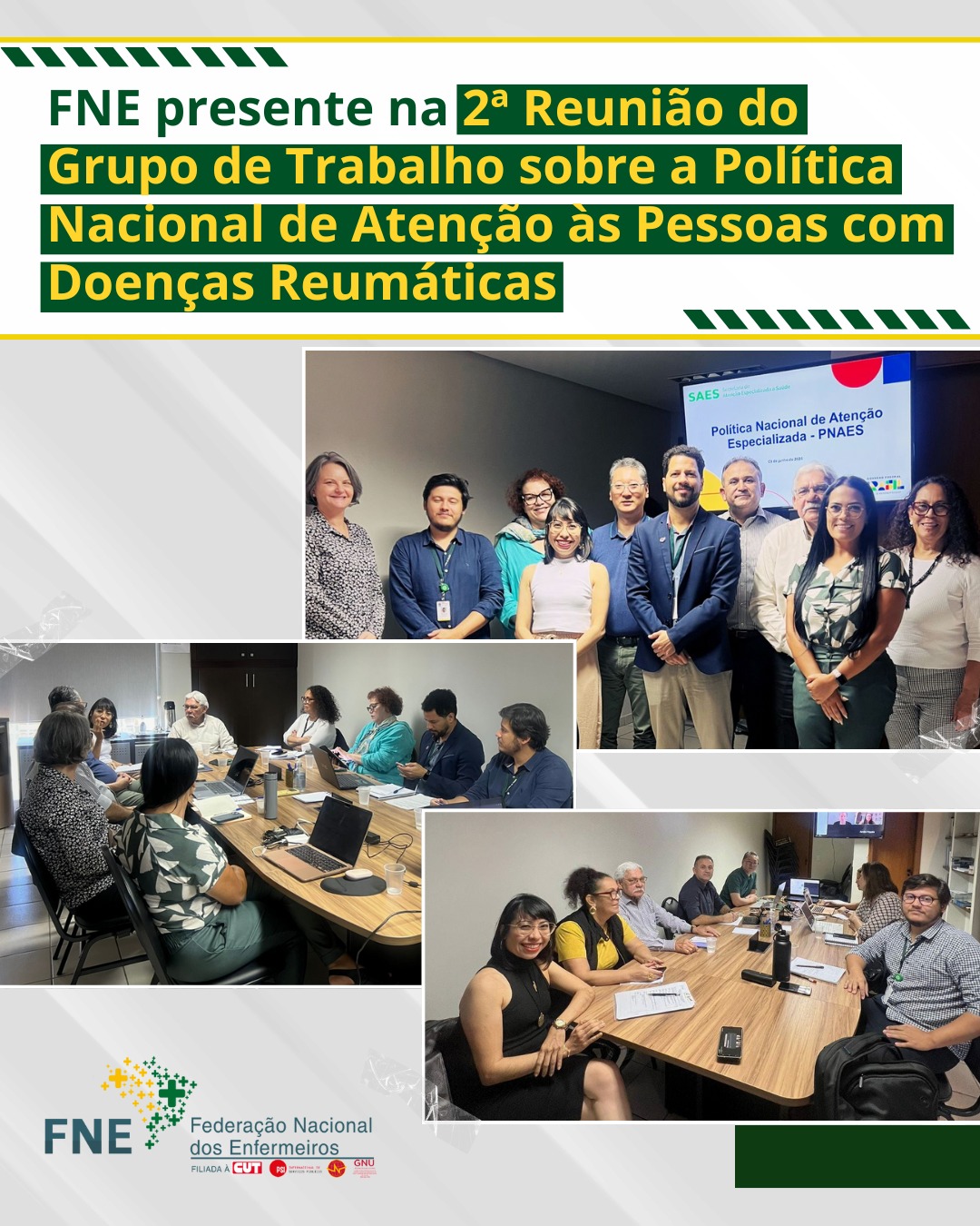 FNE presente em 2ª reunião do GT-REUMATO/CNS
