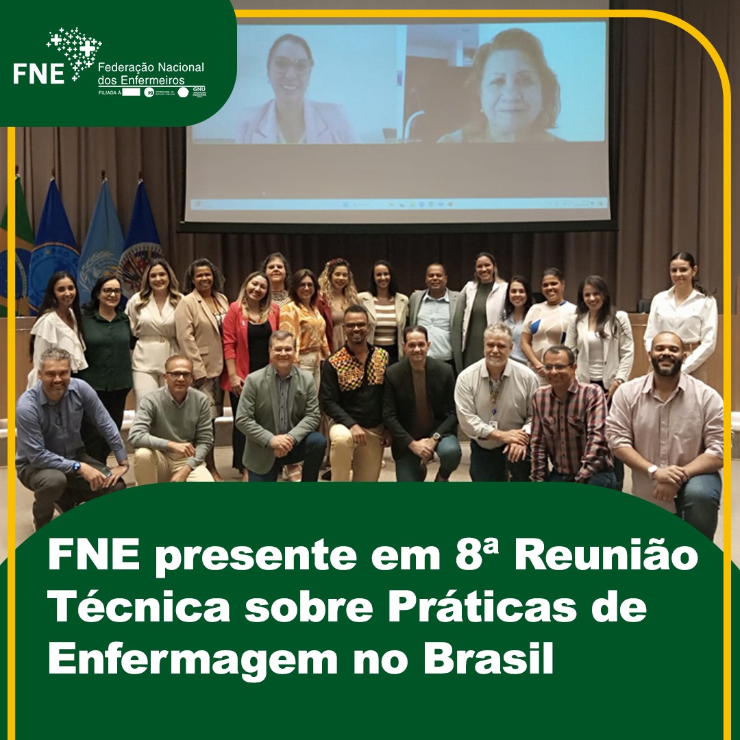 FNE presente em 8ª Reunião Técnica sobre Práticas de Enfermagem no Brasil
