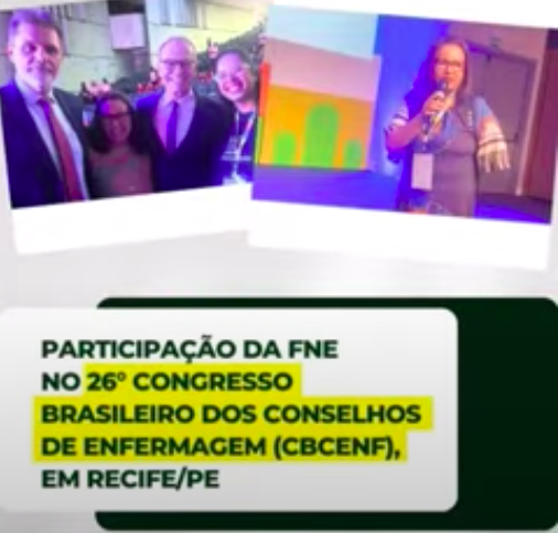 Participação da FNE no 26° CBCENF garante acesso à informação e discussão de pautas para enfermagem brasileira