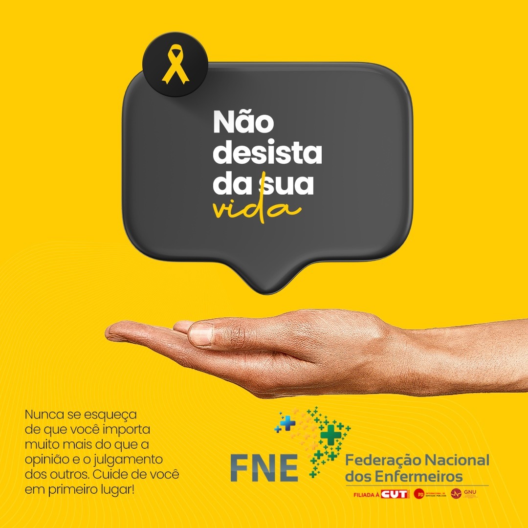 10 de setembro - Dia Mundial de Prevenção ao Suicídio