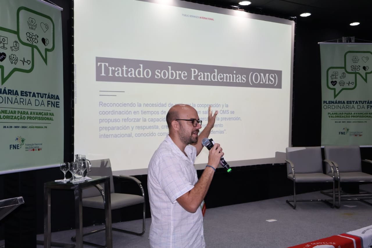 Tratado de Pandemia é tema de palestra na Plenária Estatutária da FNE