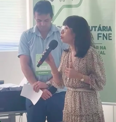 Vice-presidenta da FNE reforça a defesa do SUS e critica privilégios do setor privado durante Plenária Estatutária Ordinária