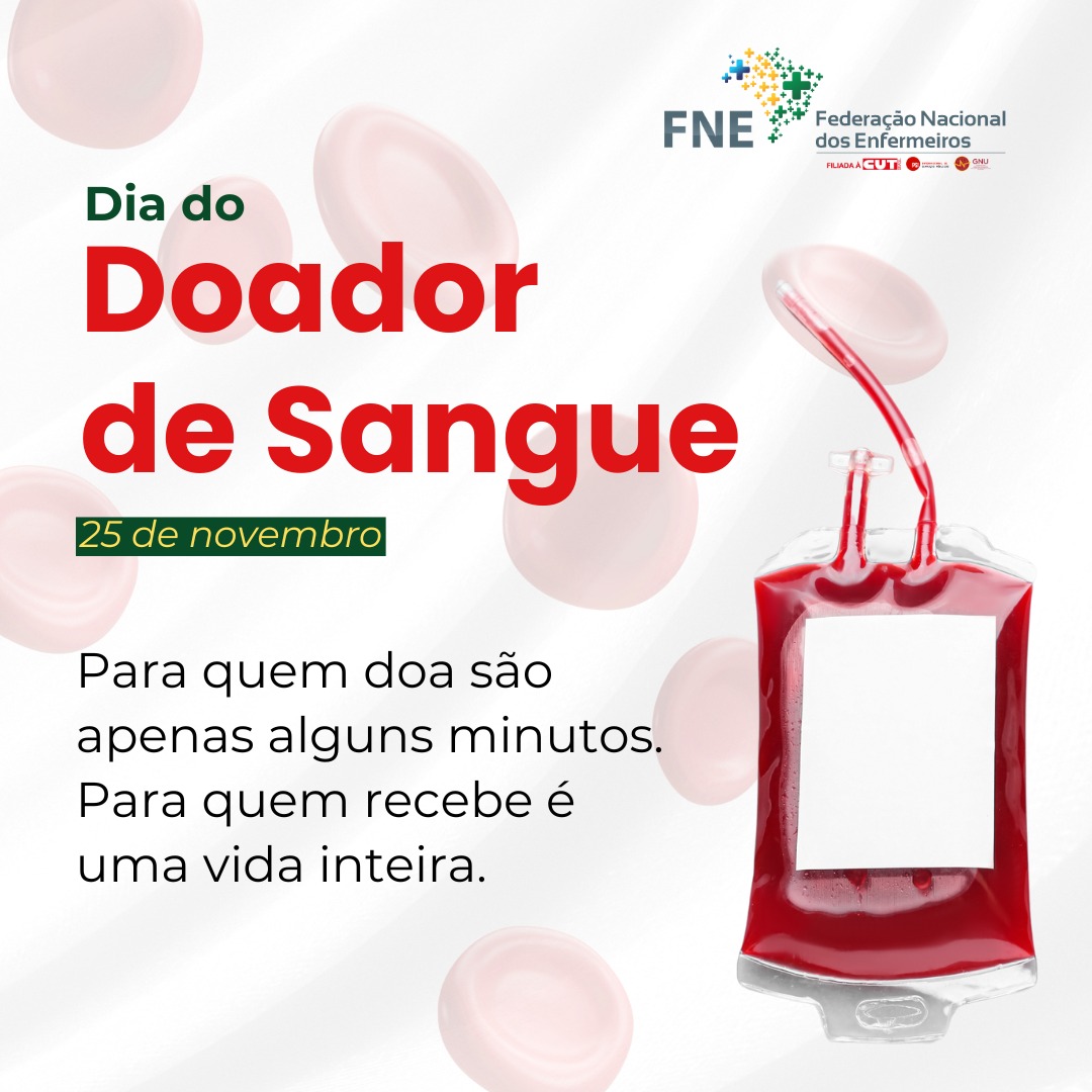 25 de novembro - Dia do Doador de Sangue
