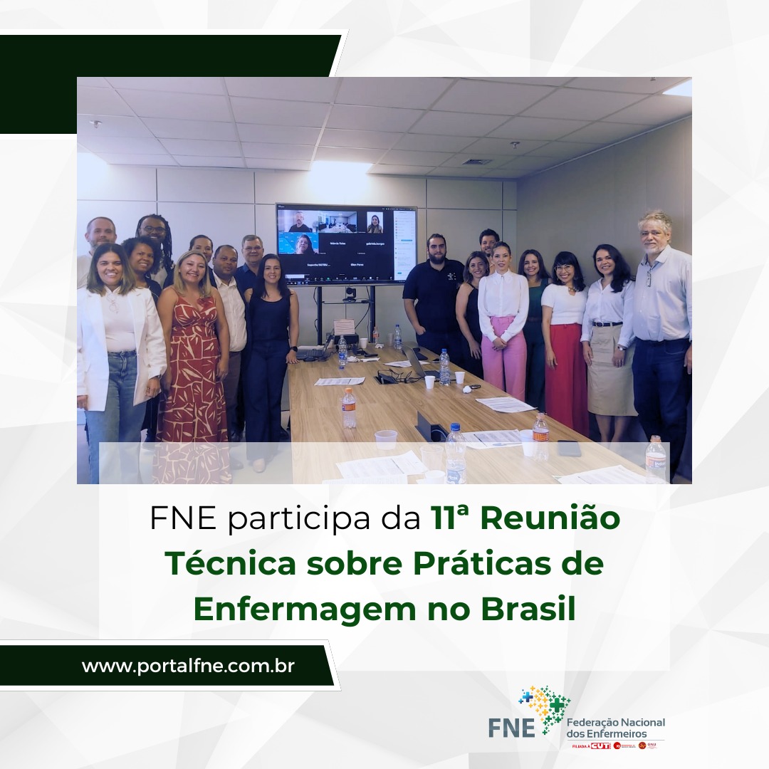 FNE participa da 11ª Reunião Técnica sobre Práticas de Enfermagem no Brasil