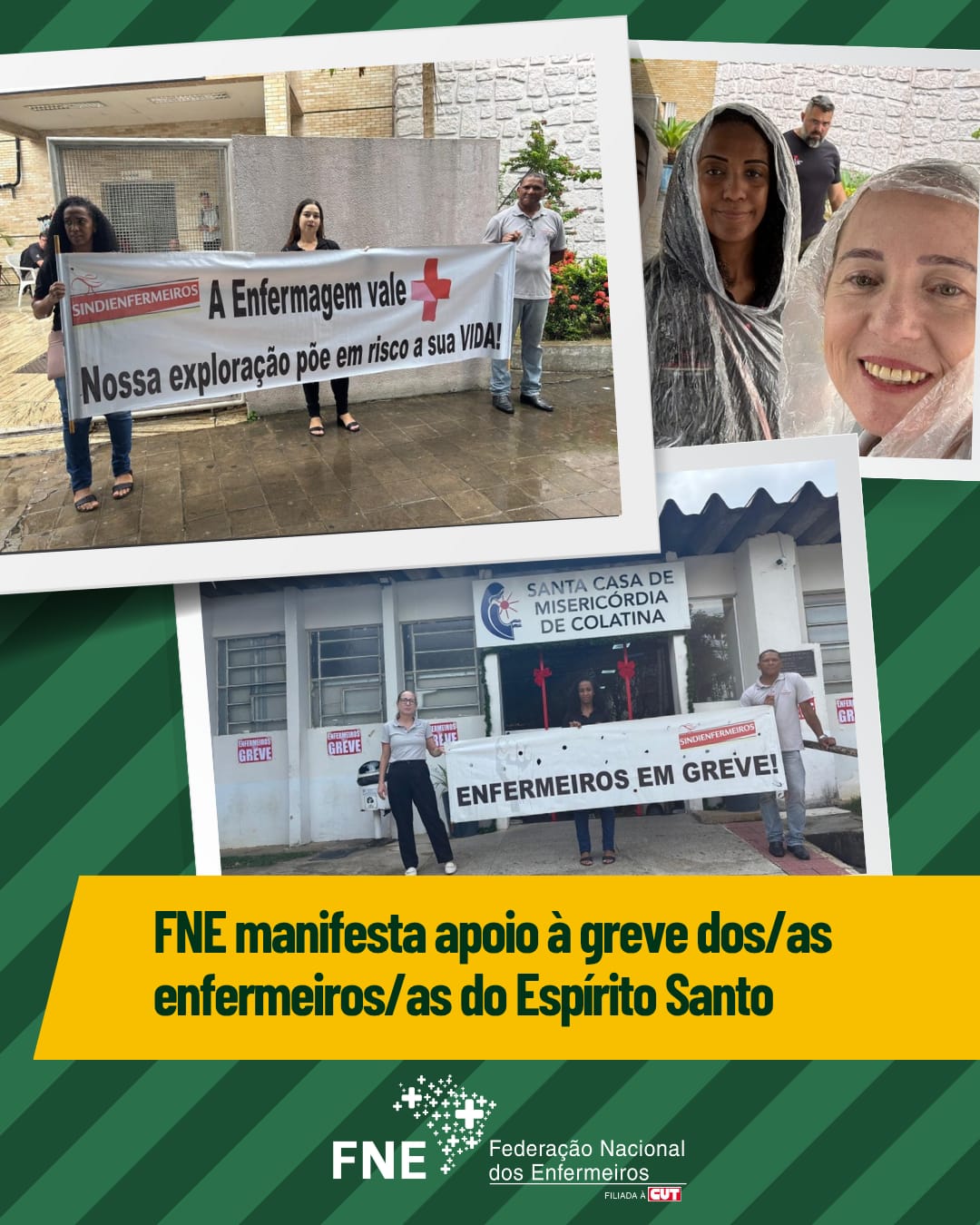 FNE manifesta apoio à greve dos/as enfermeiros/as do Espírito Santo