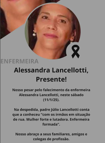 Nota de pesar!