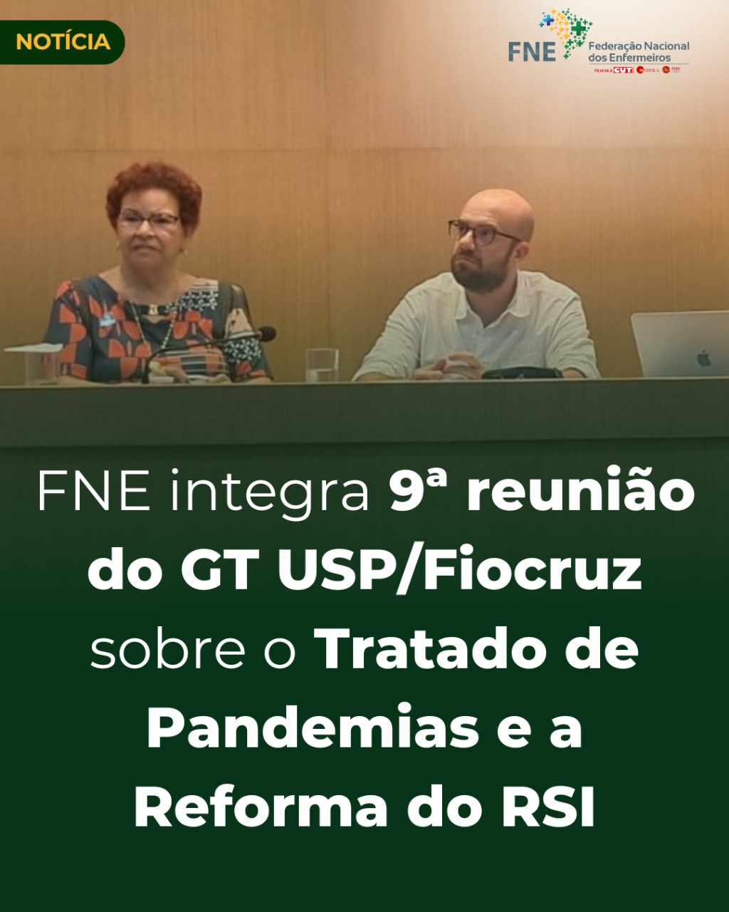 FNE integra 9ª reunião do GT USP/Fiocruz sobre o Tratado de Pandemias e a Reforma do RSI