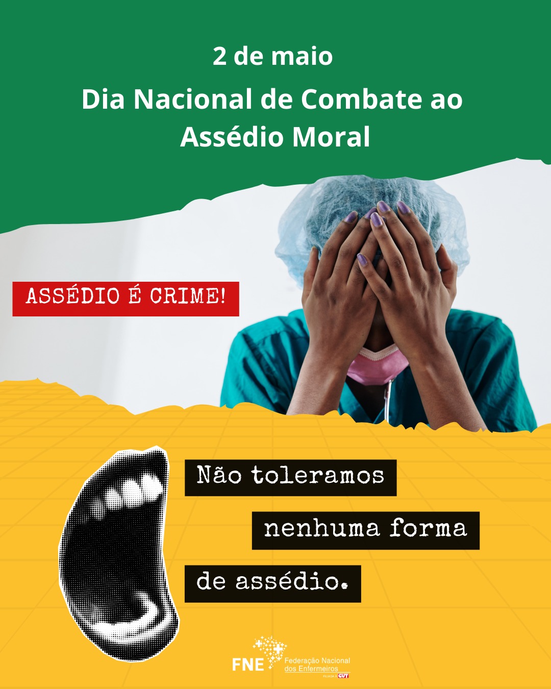 2 de maio - Dia Nacional de Combate ao Assédio Moral