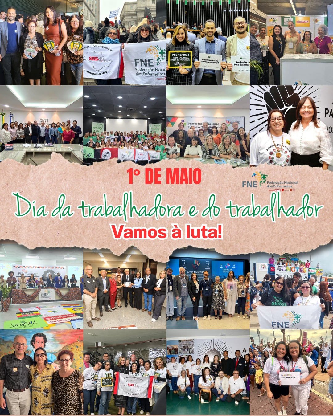 1º de maio - Dia do Trabalhador e da Trabalhadora