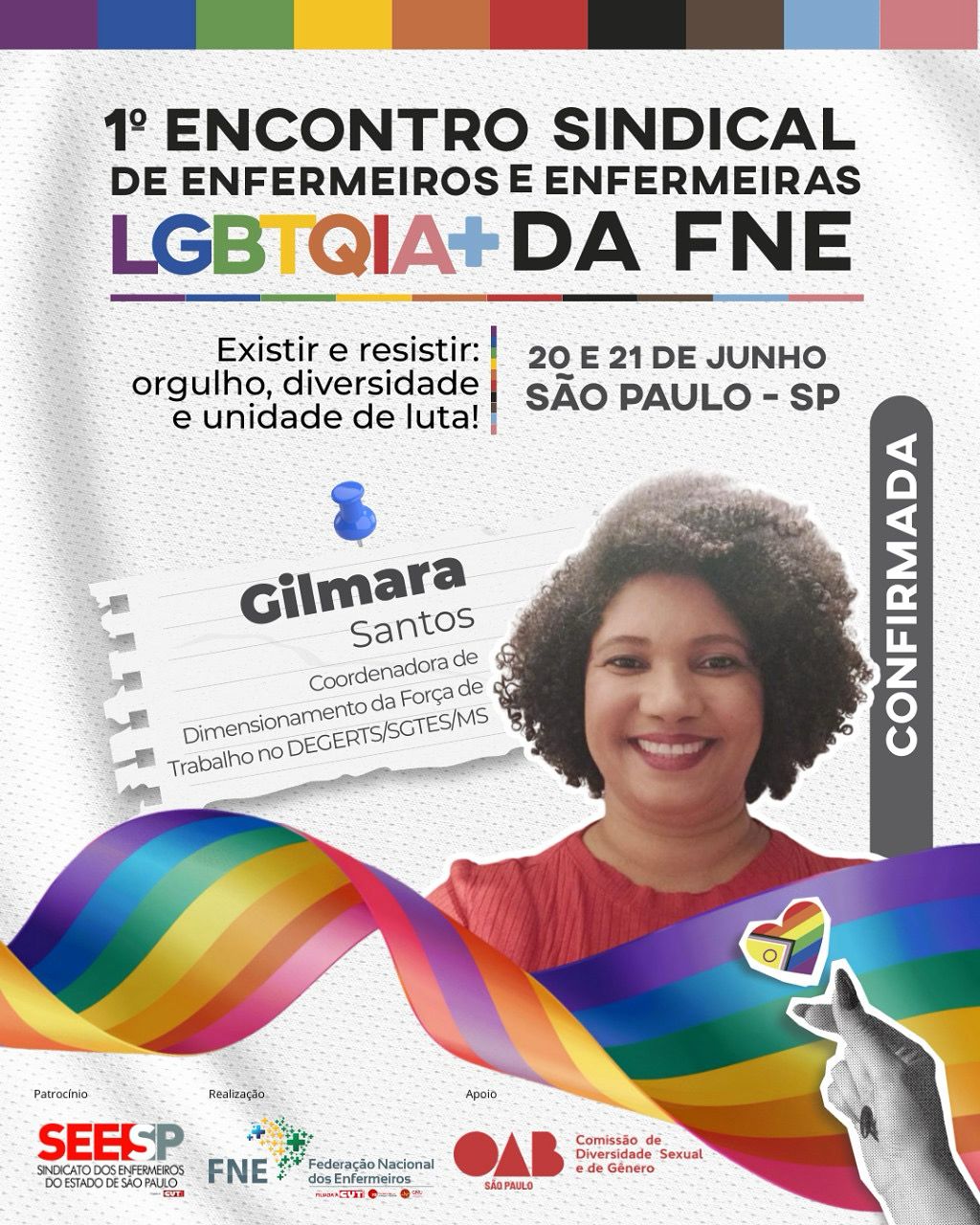 1º Encontro Sindical de Enfermeiros e Enfermeiras LGBTQIA+ da FNE