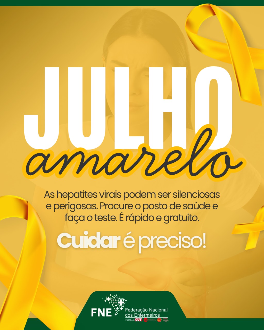 FNE reforça importância do Julho Amarelo na luta contra as Hepatites Virais