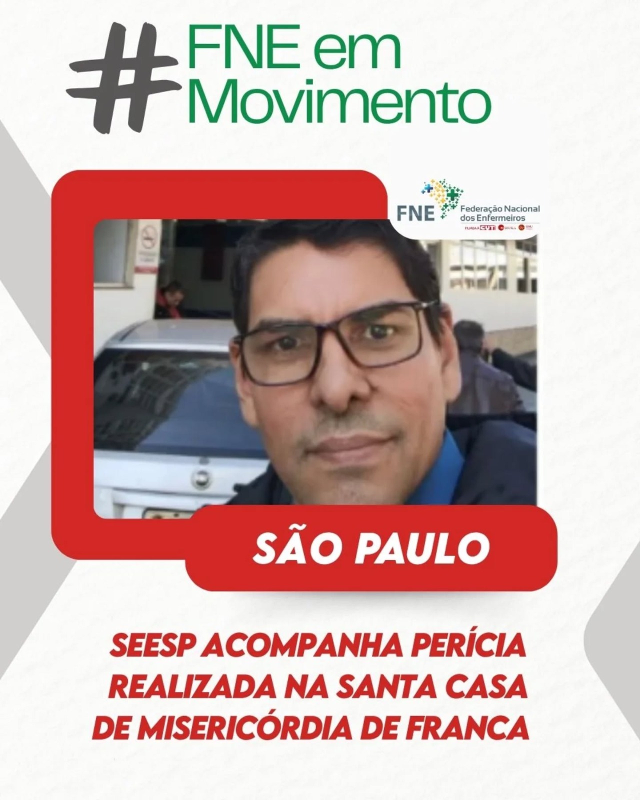 SEESP acompanha perícia realizada na Santa Casa de Misericórdia de Franca