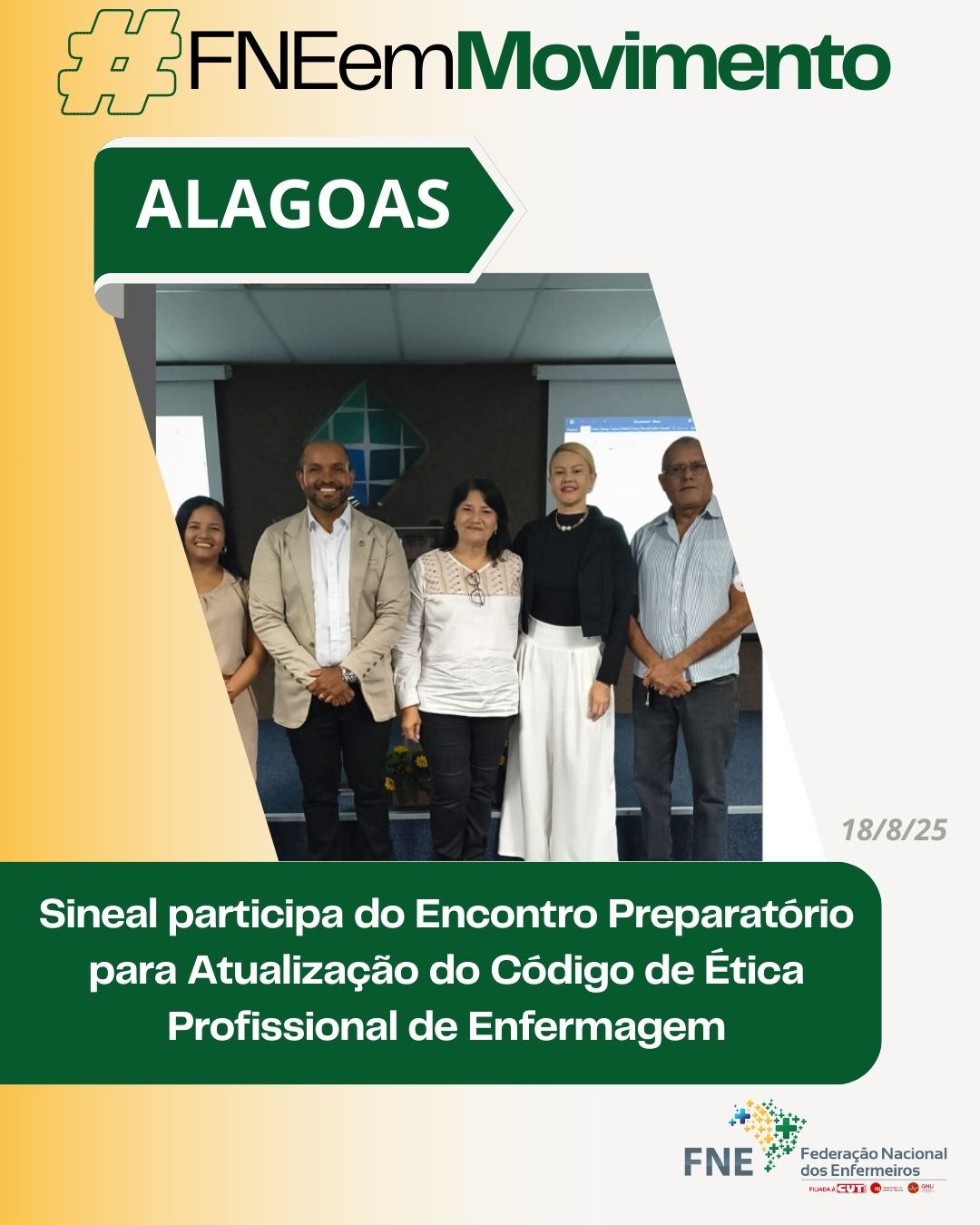 Sineal participa do Encontro Preparatório para Atualização do Código de Ética Profissional de Enfermagem