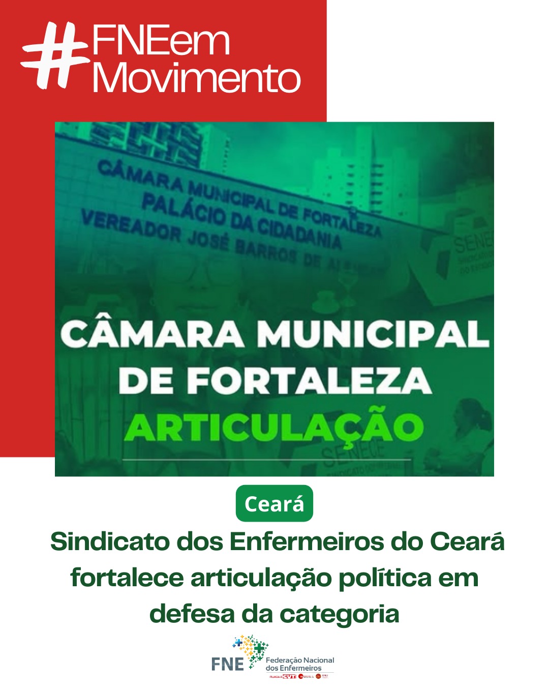 Sindicato dos Enfermeiros do Ceará fortalece articulação política em defesa da categoria
