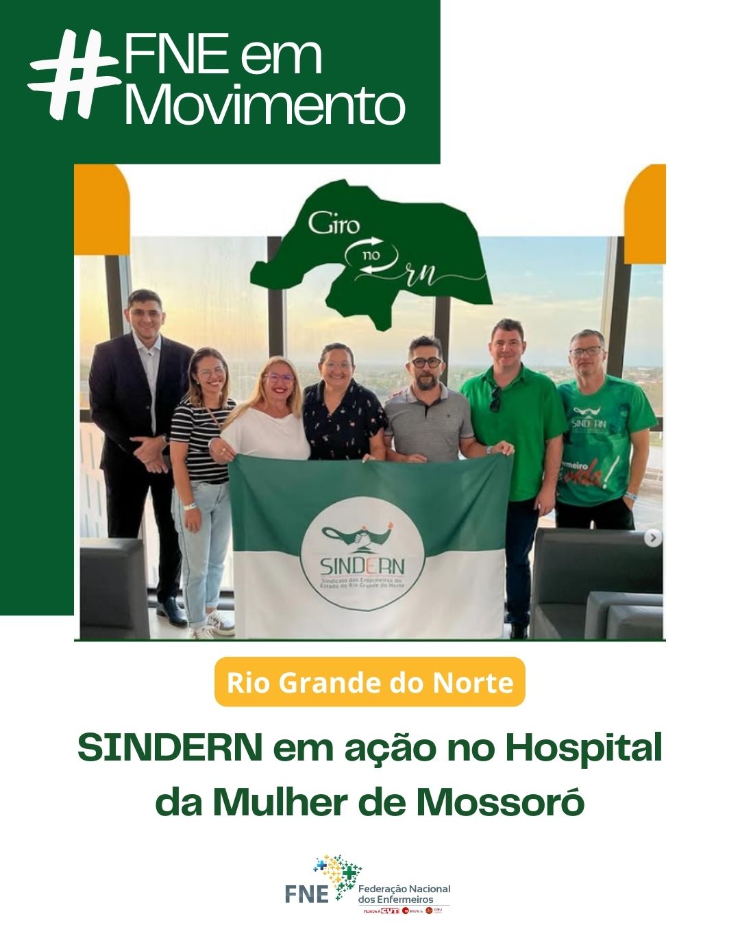 SINDERN em ação no Hospital da Mulher de Mossoró