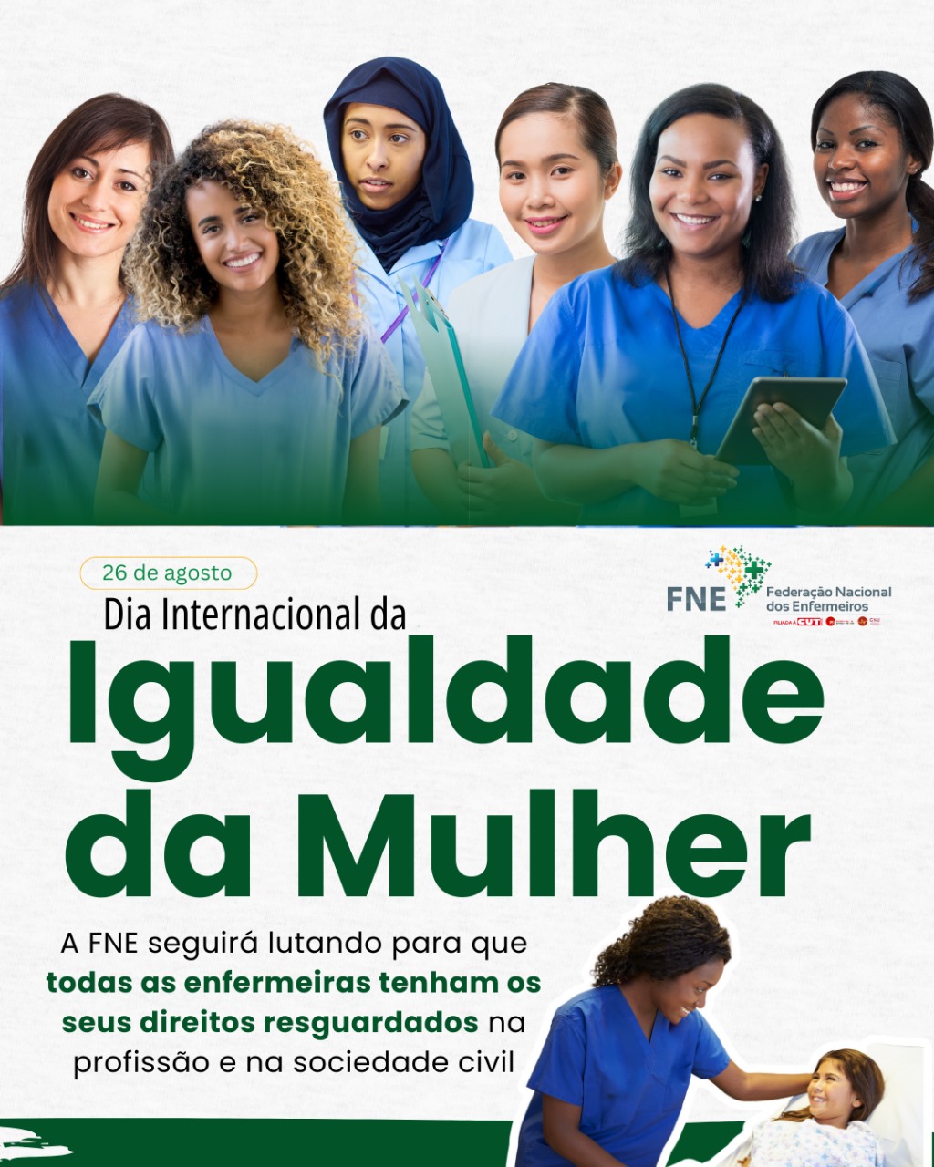26.8 - Dia internacional da Igualdade Feminina 