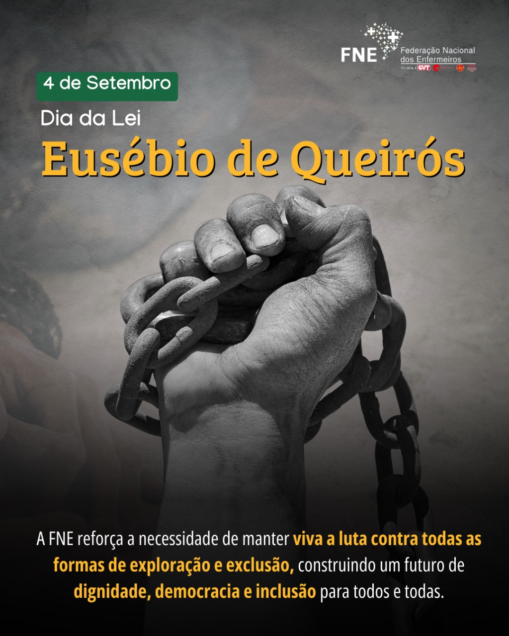Celebração da Lei Eusébio de Queirós e o compromisso da FNE