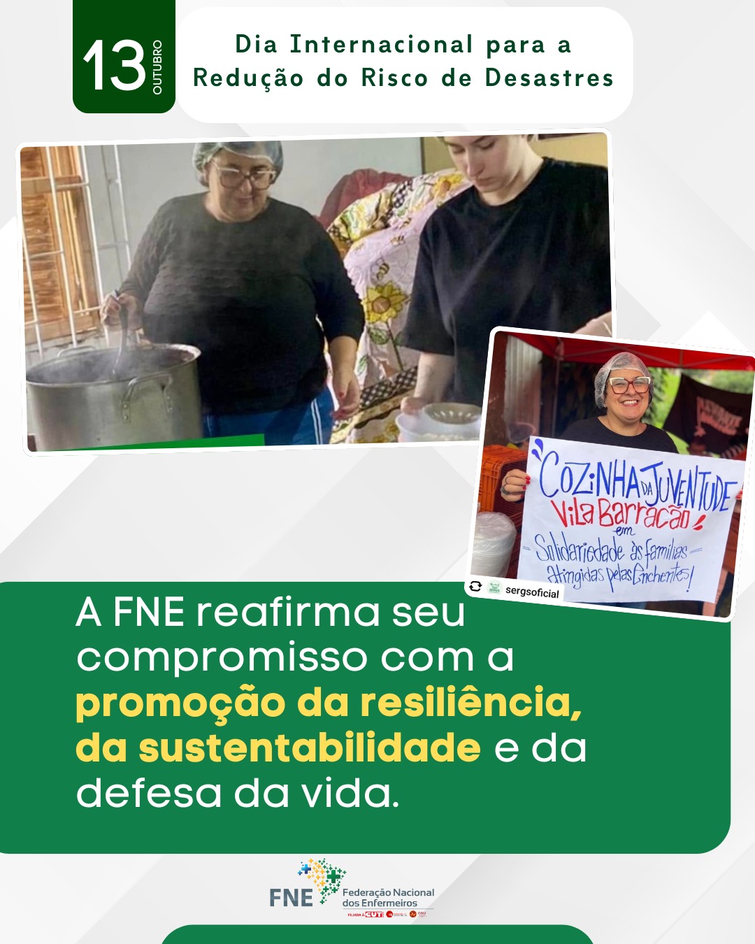 13/10 - Dia Internacional para a Redução do Risco de Desastres