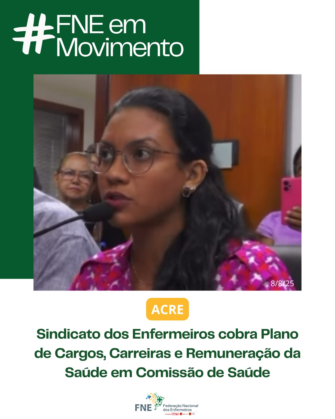 Sindicato dos Enfermeiros cobra Plano de Cargos, Carreiras e Remuneração da Saúde em Comissão de Saúde no Acre