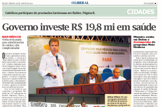 Ministro da Saúde critica manifestações sobre as 30 horas para a Enfermagem