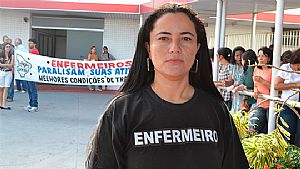 Enfermeiros sergipanos fazem paralisação e são recebidos em Salgado