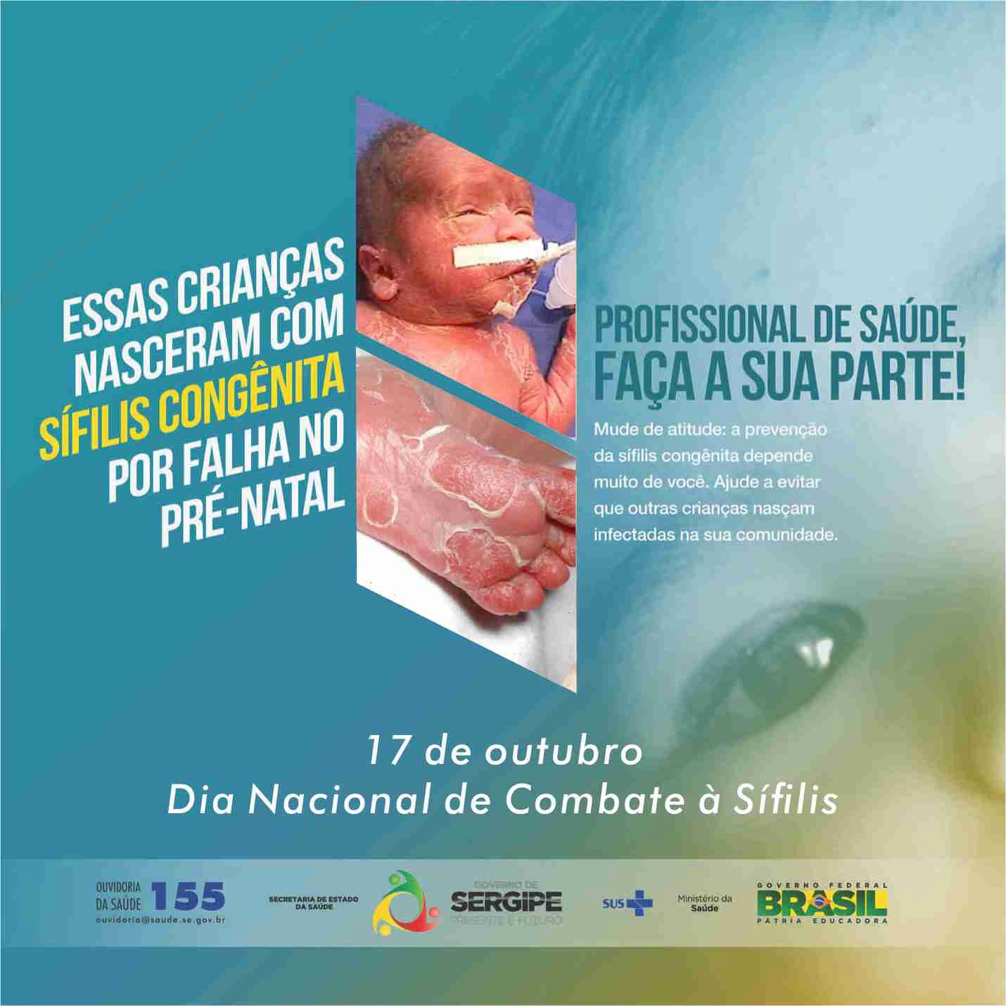 NOTA DE REPÚDIO: Campanha de combate a sífilis congênita do Governo de Sergipe