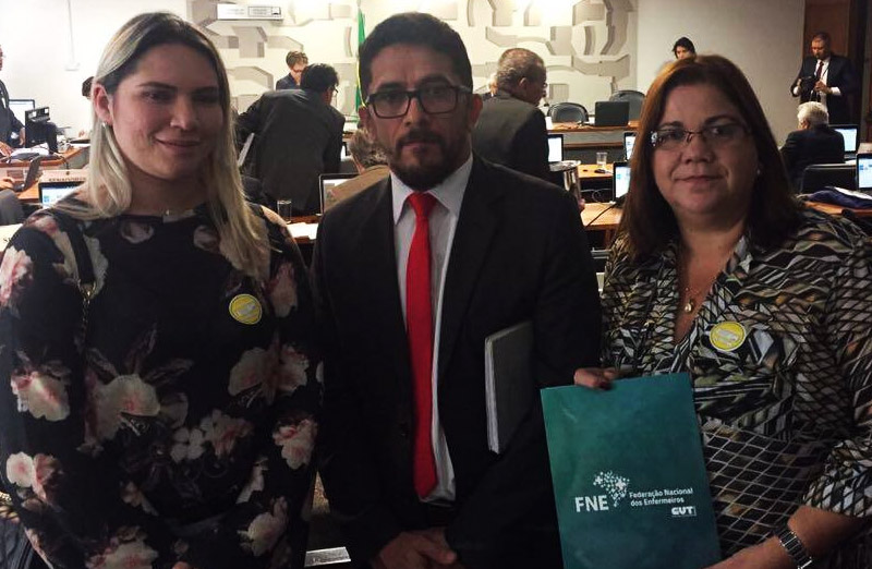 FNE participa de sessão do Senado Federal para votação do Dimensionamento de Pessoal para a Enfermagem
