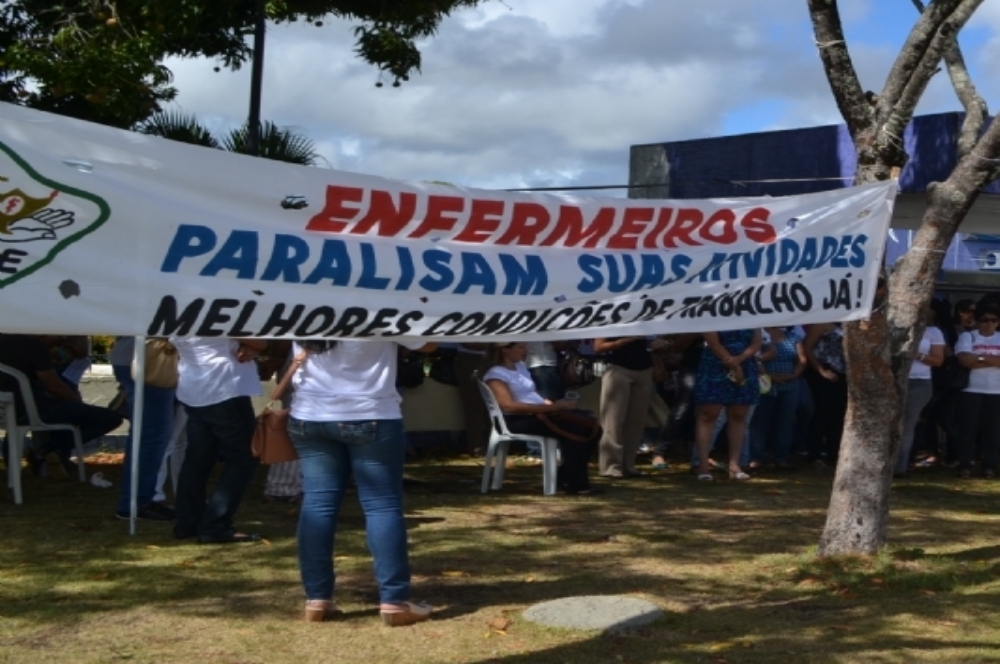 Enfermeiros irão paralisar as atividades por 24h