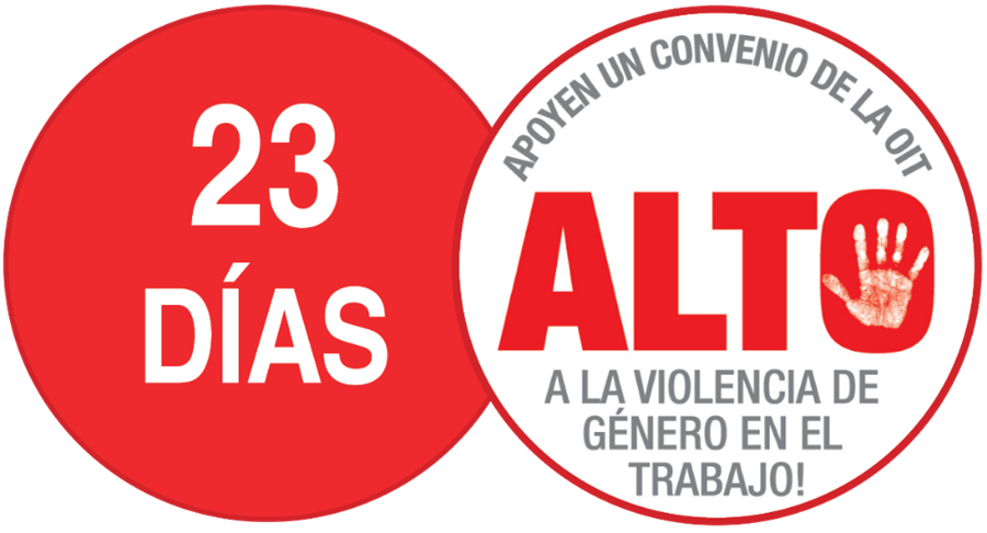 ¡Actúe ahora! Alto a la violencia de género en el trabajo!