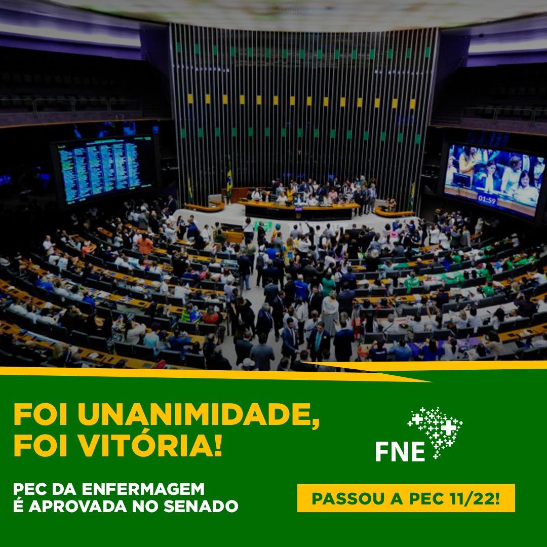 PEC da Enfermagem é aprovada no Senado