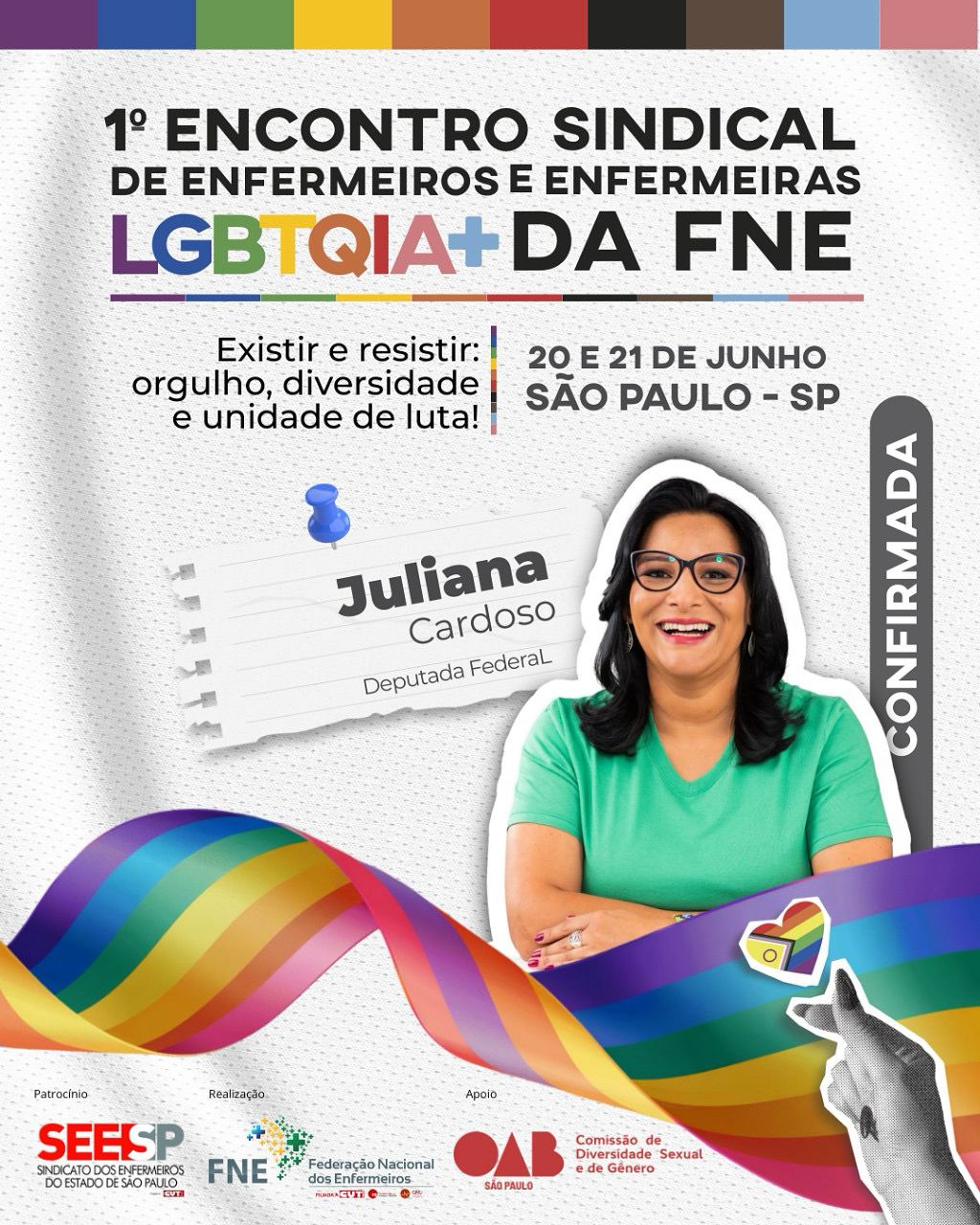 1º Encontro Sindical de Enfermeiros e Enfermeiras LGBTQIA+ da FNE