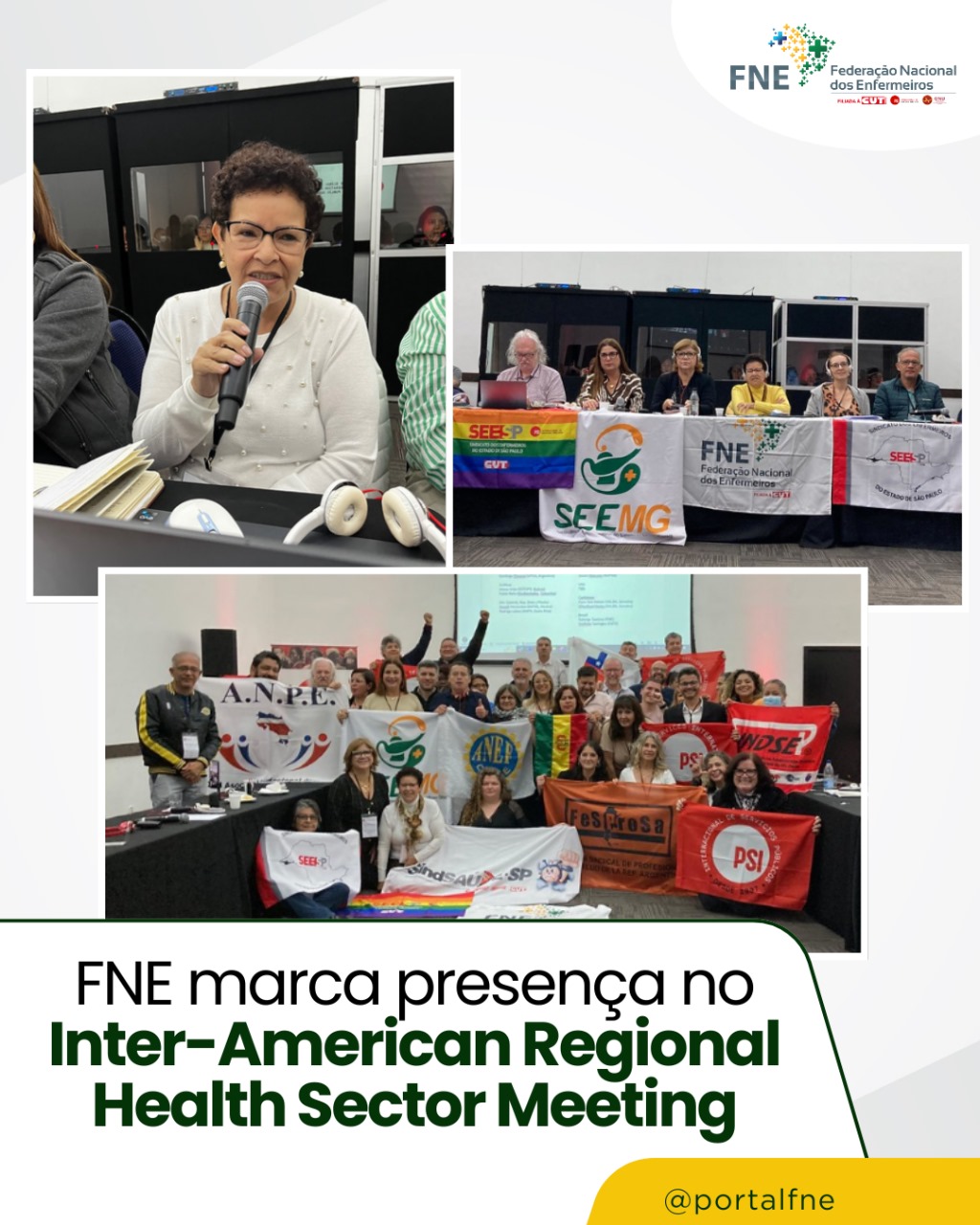 FNE marca presença no Inter-American Regional Health Sector Meeting