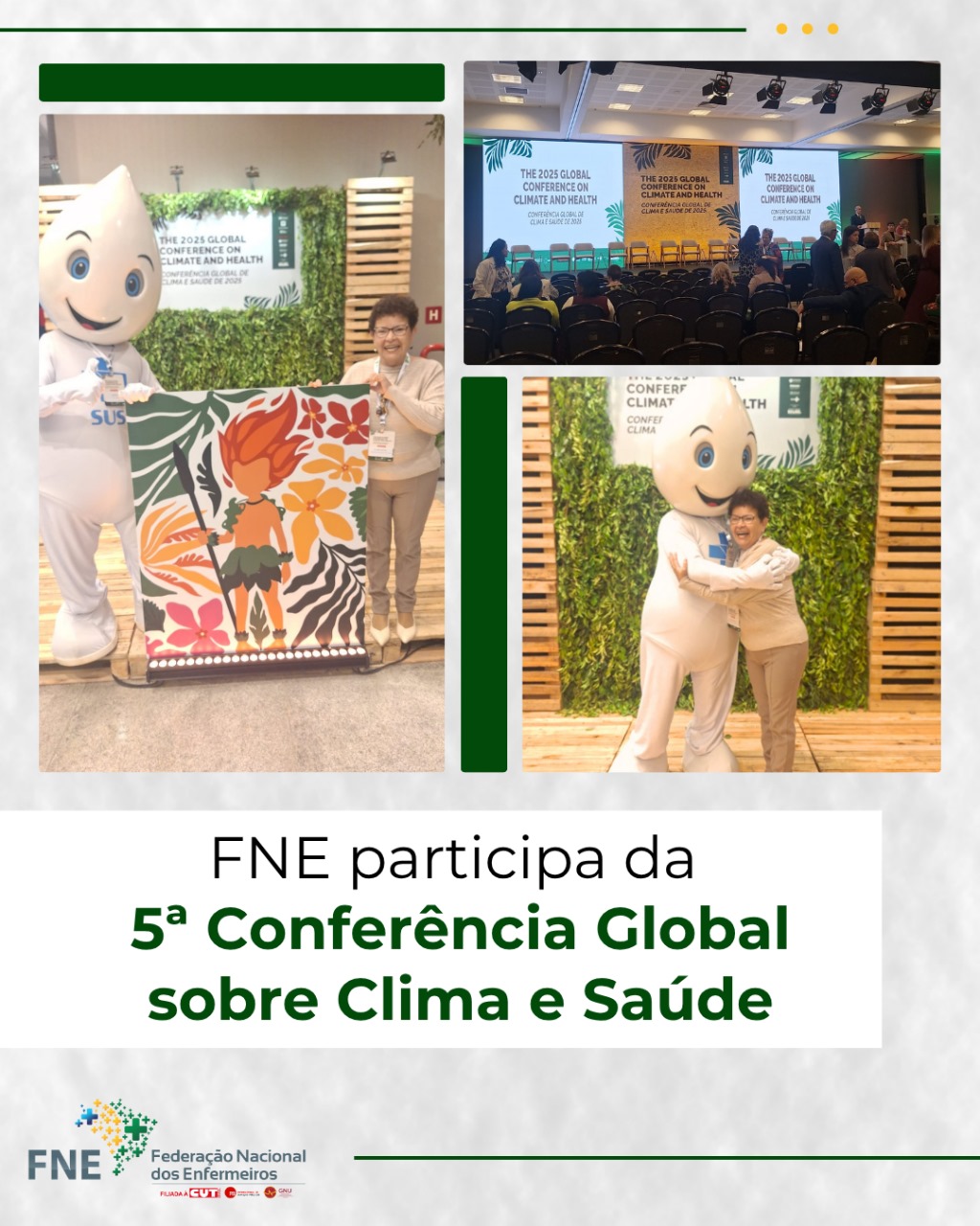 FNE participa da 5ª Conferência Global sobre Clima e Saúde