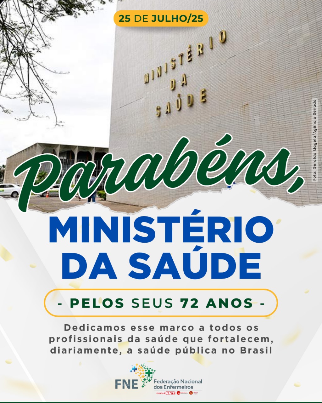 Ministério da Saúde 72 anos de cuidados com o povo brasileiro