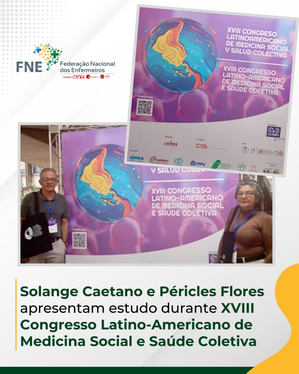 Presidenta da FNE apresenta estudo durante XVIII Congresso Latino-Americano de Medicina Social e Saúde Coletiva