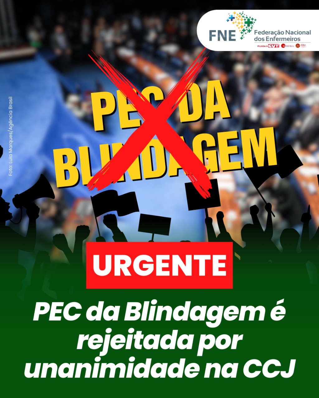 PEC da Blindagem é rejeitada por unanimidade na CCJ