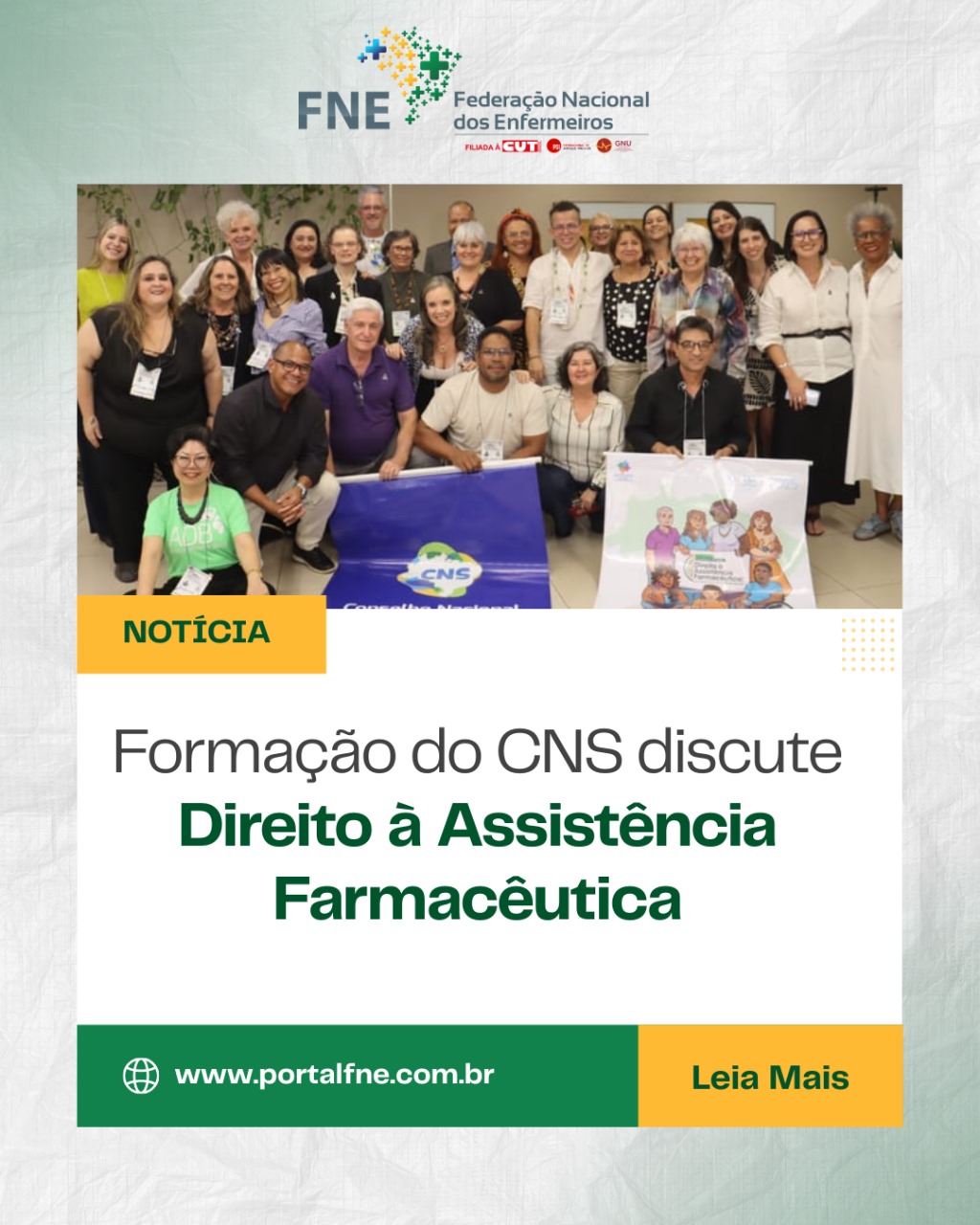 Formação do CNS discute Direito à Assistência Farmacêutica