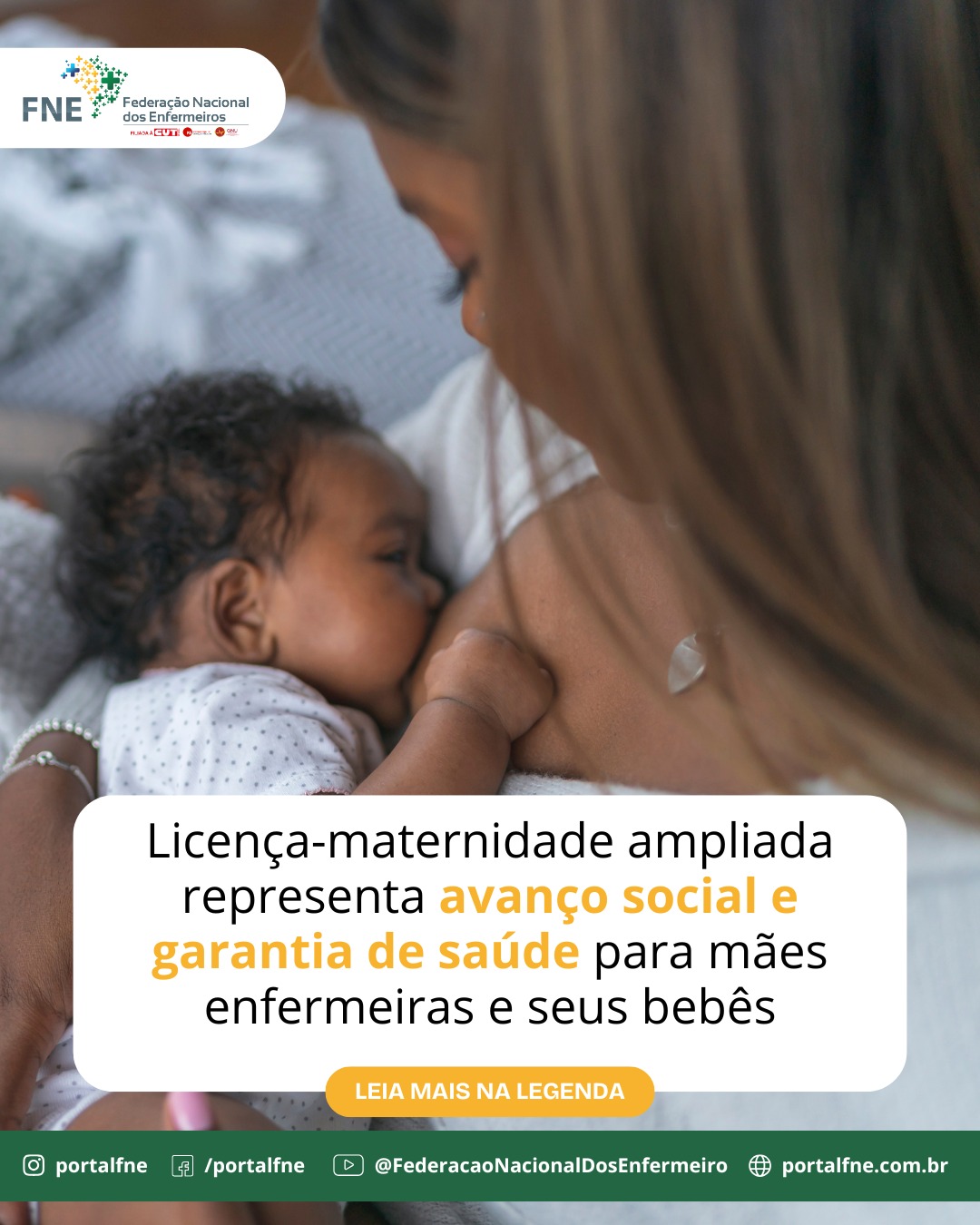 Licença-maternidade ampliada representa avanço social e garantia de saúde para mães enfermeiras e seus bebês