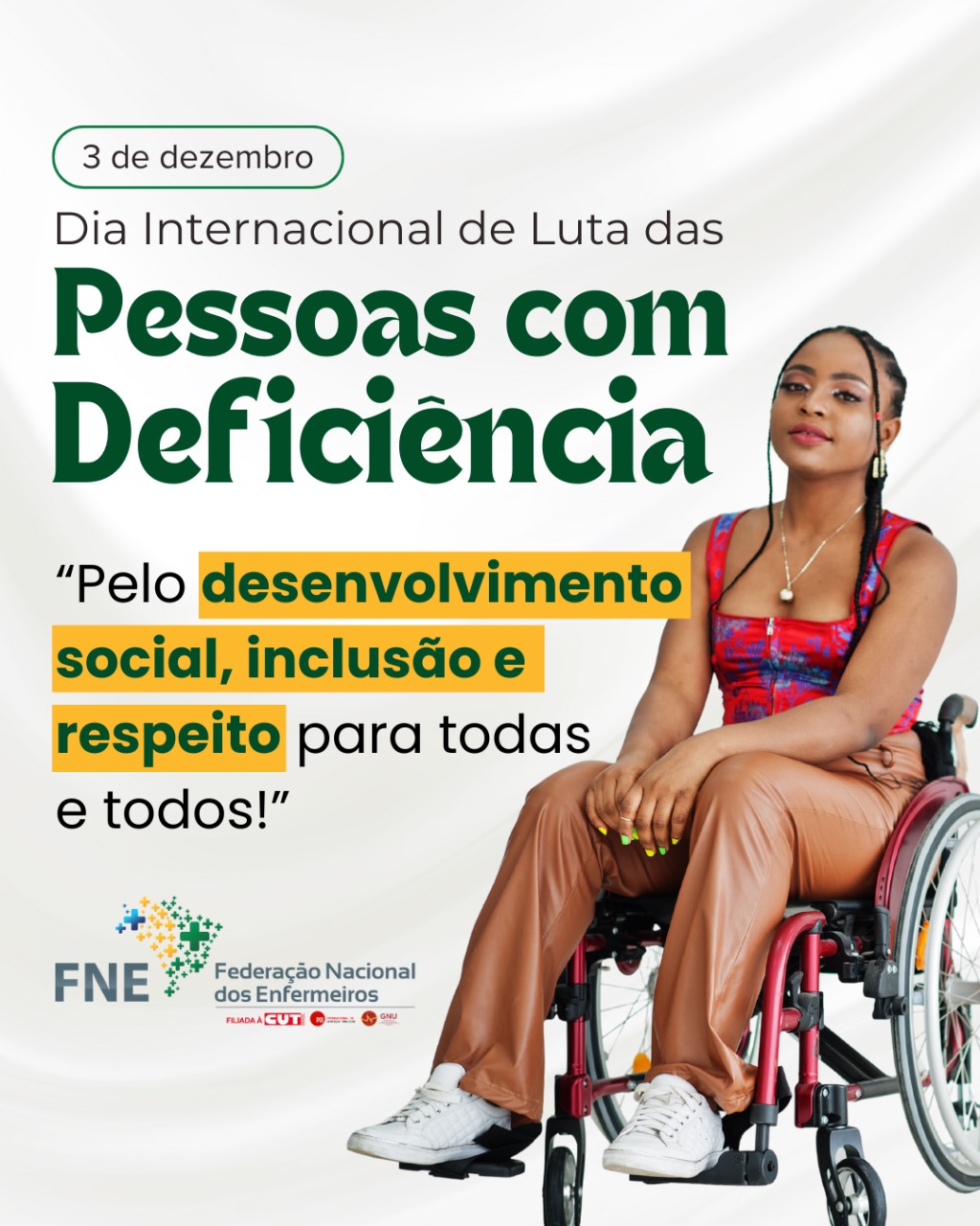 3/12 - Dia Internacional de Luta das Pessoas com Deficiência