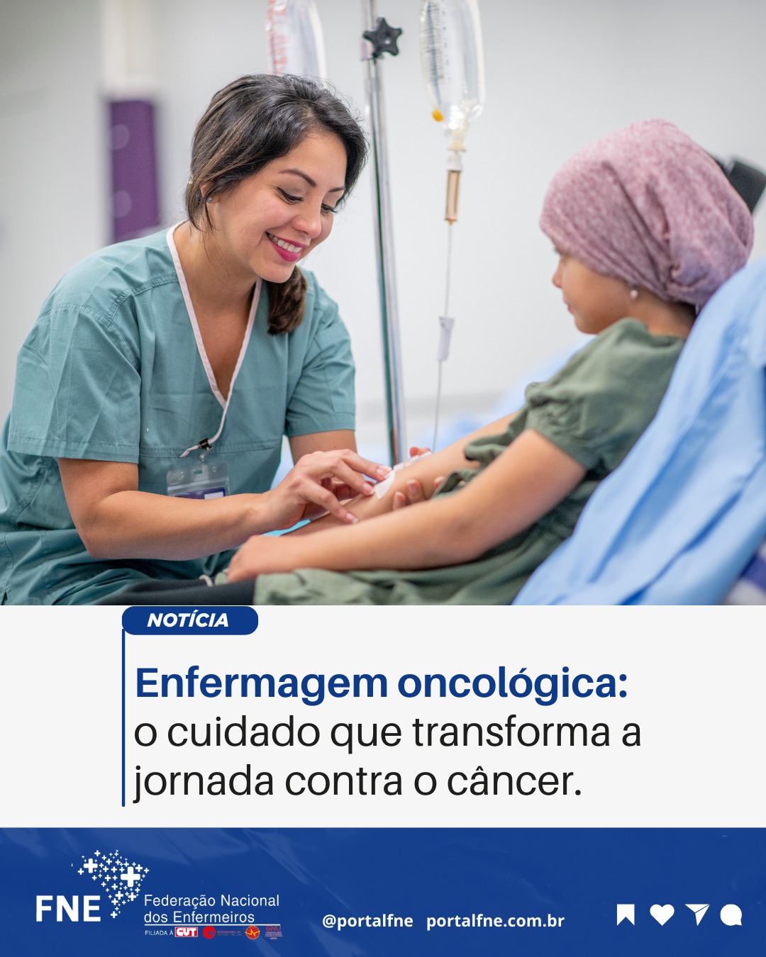 Enfermagem oncológica: o cuidado que transforma a jornada contra o câncer.