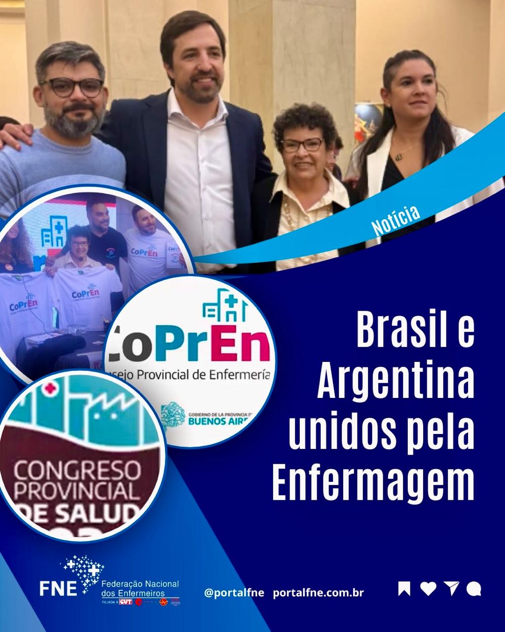 Brasil e Argentina unidos pela Enfermagem