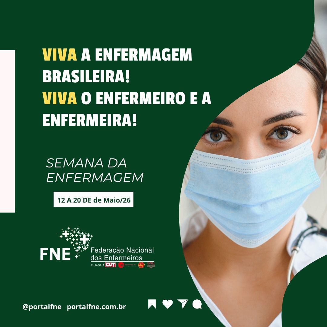 Viva a enfermagem brasileira! Viva o enfermeiro e a enfermeira!