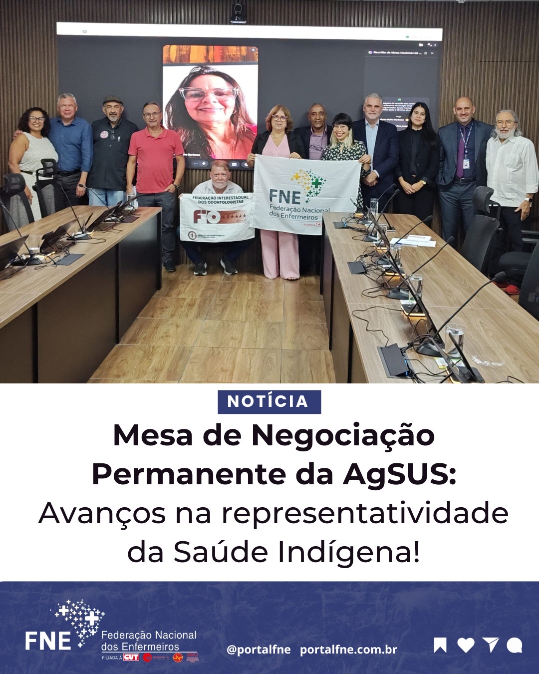 Mesa de Negociação Permanente da AgSUS: Avanços na representatividade da Saúde Indígena!
